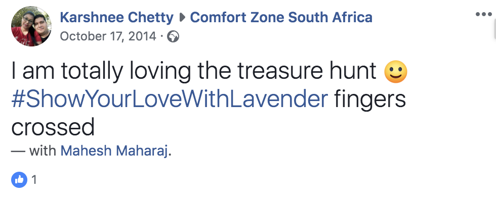 Show Your Love With Lavender - Treasure Hunt Clue